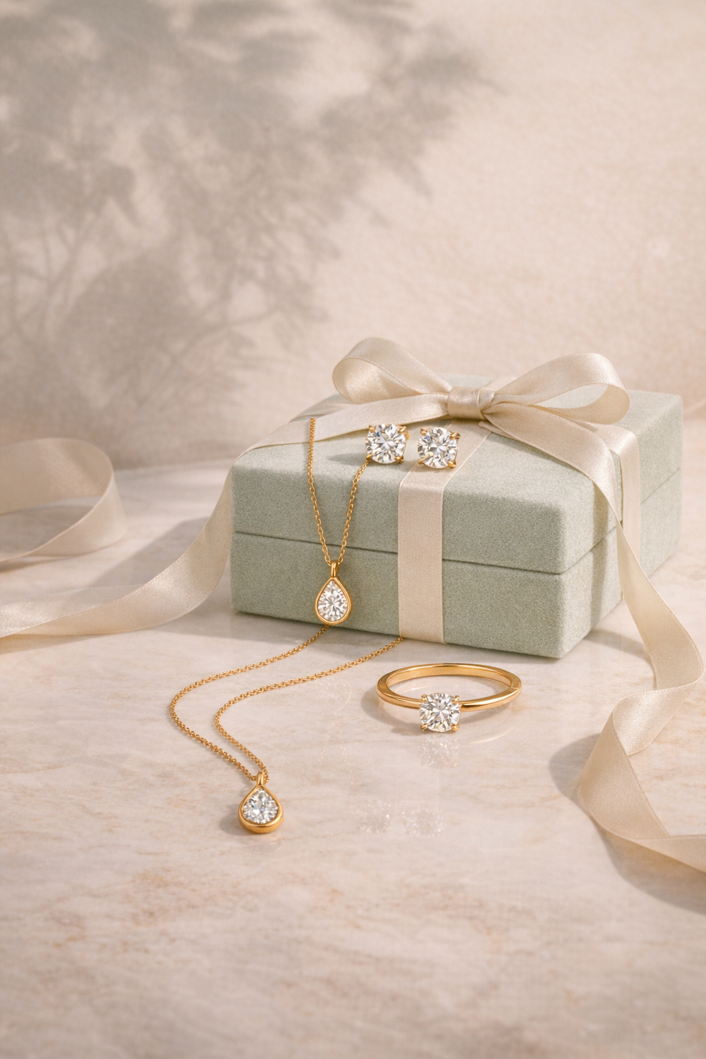 Gift Guide cover image with gift-ready still life