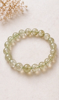 Green Rutilated Quartz Bracelet view 1