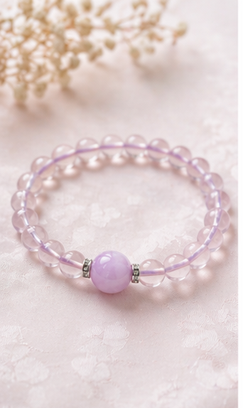Lilac Kunzite Bracelet view 1