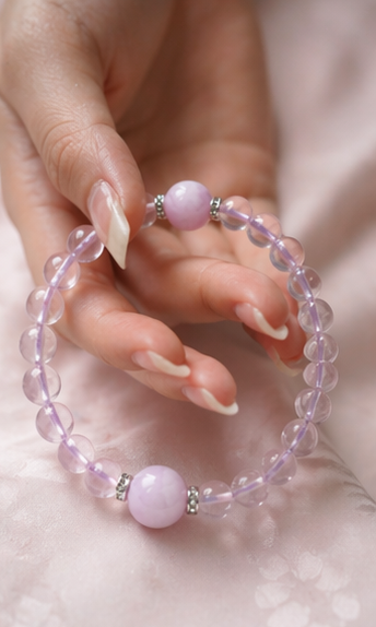 Lilac Kunzite Bracelet view 4