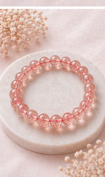 Strawberry Crystal Bracelet view 5