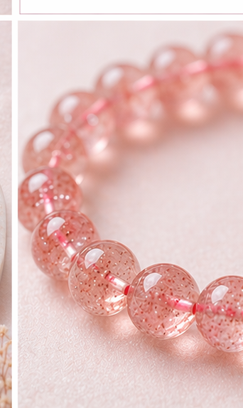 Strawberry Crystal Bracelet view 6