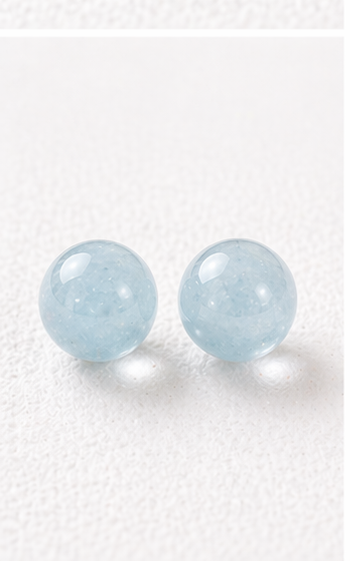 Aqua Veil Stud Earrings view 5