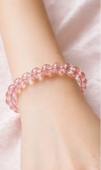 Strawberry Quartz Bracelet view 3